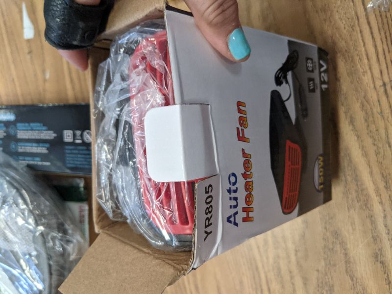 Photo 1 of 12V Portable Car Heater & Defroster, 3-in-1 Multi-Function Windshield Heater with Fast Heating, Defrost & Defog | 360° Adjustable Plug In Auto Heater for Vehicle, SUV, RV, Truck