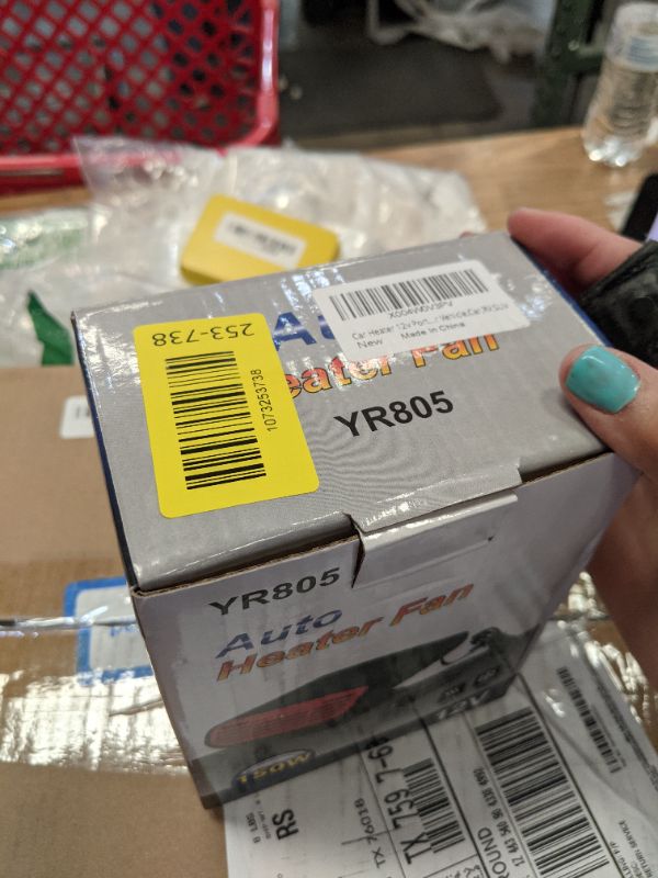 Photo 1 of 12V Portable Car Heater & Defroster, 3-in-1 Multi-Function Windshield Heater with Fast Heating, Defrost & Defog | 360° Adjustable Plug In Auto Heater for Vehicle, SUV, RV, Truck