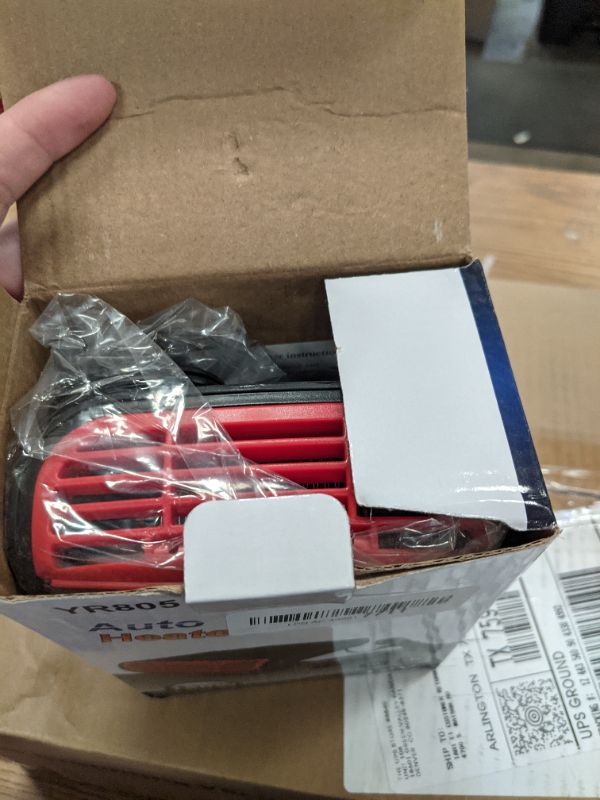 Photo 1 of 12V Portable Car Heater & Defroster, 3-in-1 Multi-Function Windshield Heater with Fast Heating, Defrost & Defog | 360° Adjustable Plug In Auto Heater for Vehicle, SUV, RV, Truck