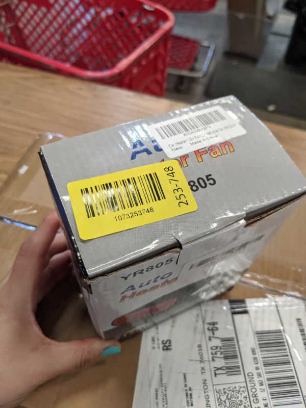 Photo 1 of 12V Portable Car Heater & Defroster, 3-in-1 Multi-Function Windshield Heater with Fast Heating, Defrost & Defog | 360° Adjustable Plug In Auto Heater for Vehicle, SUV, RV, Truck