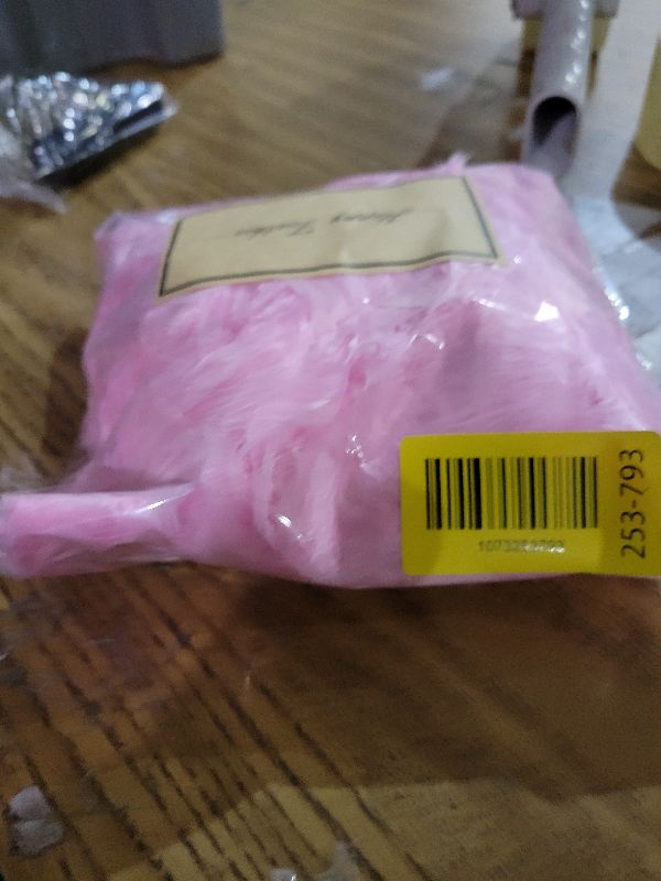 Photo 1 of 2 Yards 80g Turkey Chandelle Feather Boa for DIY Craft,Party Dancing Dress Up, Halloween Decoration-Light Pink
