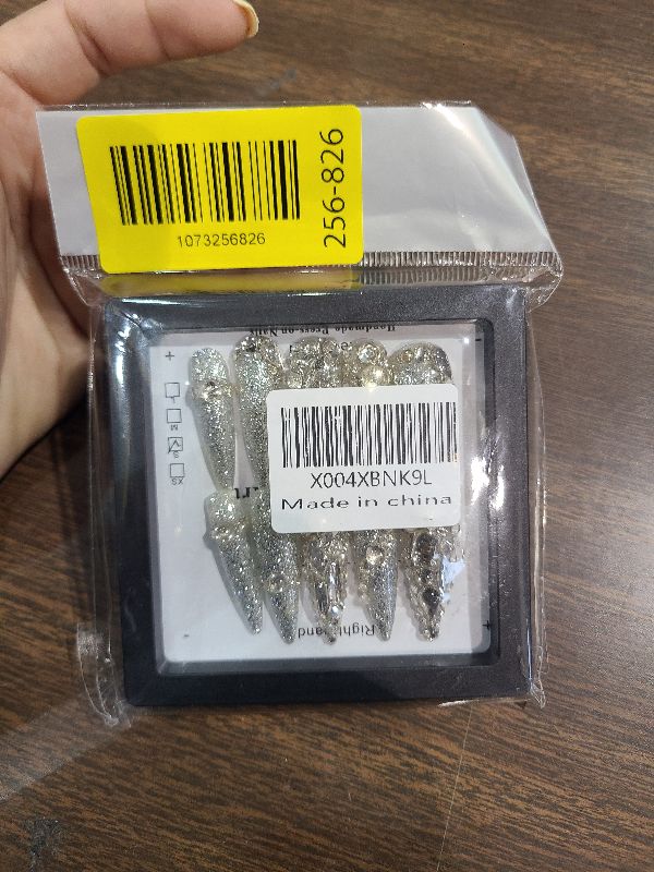 Photo 1 of 10 PCS Handmade Press on Nails Long Transparent Handmade Fake Nail with Unique Dragon Claw Design Luxury Handmade False Nails Full Cover Reusable Acrylic Glue on Nail for Women Girls (S)