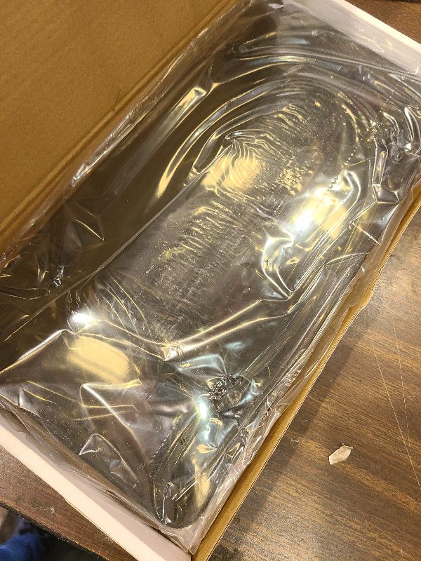 Photo 1 of 2 Pack Transparent License Plate Shield UV Protective Trim for Standard US Plates (12.2" x 6.3"), Gray