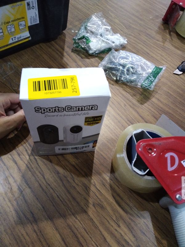 Photo 1 of 1080P Sports Action Camera with 64GB Card, Mini Body Camera Wearable Action Body Cam, Portable Recorder with Magnetic Back Clip