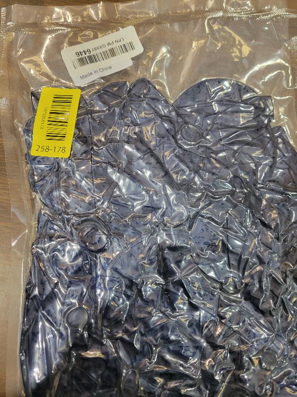 Photo 1 of 100 Pack Navy Blue Balloons Different Sizes 18/12/10/5 Inch Party Balloon Kit Chrome Round Pearl Dark Blue Balloons for Wedding Graduation Baby Shower Birthday Christmas Party Decoration (Navy Blue)