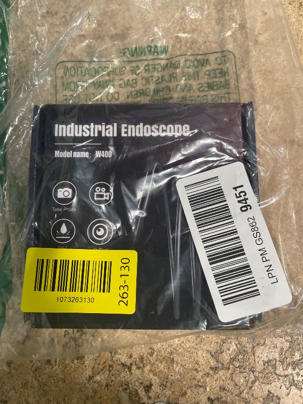 Photo 1 of ***MISSING PARTS***
Endoscope Camera with Light,1920P HD Borescope Tools with 8 Adjustable LED Lights, Endoscope with Semi-Rigid Snake Camera, IP67 Waterproof Inspection Borescope for iOS and Android-16.4ft Dual-Lens