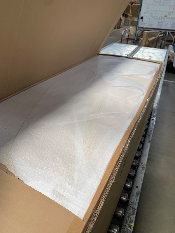 Photo 1 of ***MISSING PARTS***
Christopher Knight Home California King Upholstered Bed Frame with Thick Linen Headboard and Footboard, Beige Platform Bed with Solid Wood Legs, No Box Spring Needed, 800 lbs Capacity