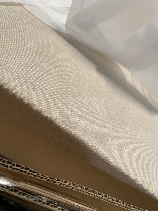 Photo 1 of ***MISSING PARTS***
Christopher Knight Home California King Upholstered Bed Frame with Thick Linen Headboard and Footboard, Beige Platform Bed with Solid Wood Legs, No Box Spring Needed, 800 lbs Capacity