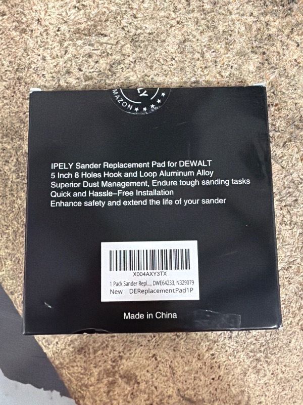 Photo 1 of 1 Pack Sander Replacement Pad for Dewalt, 5-Inch 8 Holes Hook and Loop Aluminum Alloy Orbital Sander Replacement Pad for DWE6421/6421K, DWE6423/6423K, DCW210B, DWE64233, N329079