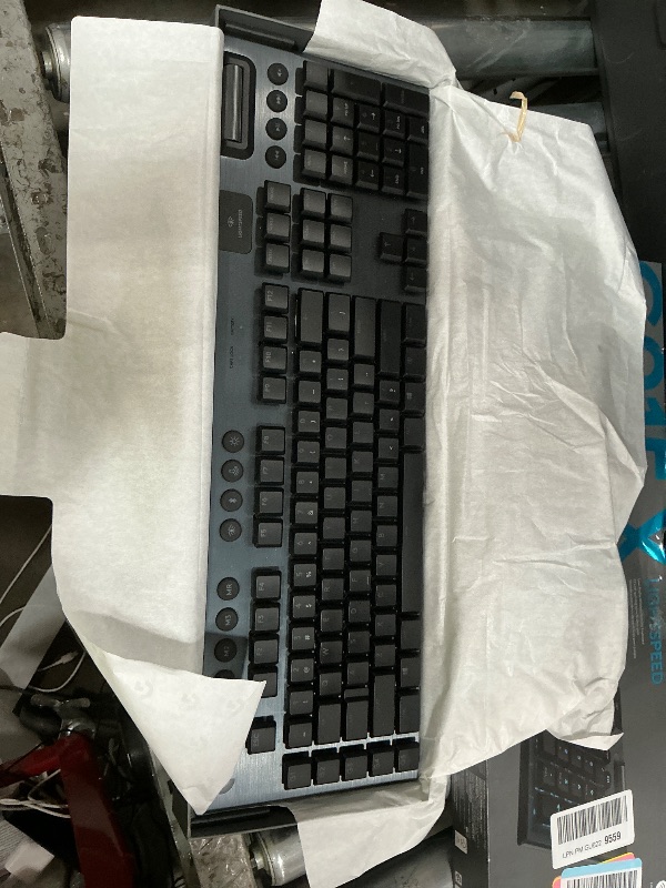 View 4 of **MISSING DONGLE BUT HAS BLUETOOTH**Logitech G915 X Lightspeed Wireless Gaming Keyboard - Black