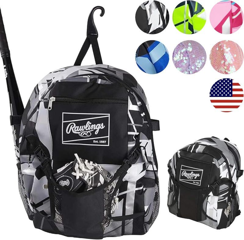 Photo 1 of ***SEE NOTES****Rawlings Remix Backpack Equipment Bag | T-Ball & Youth Softball | Multiple Colors
