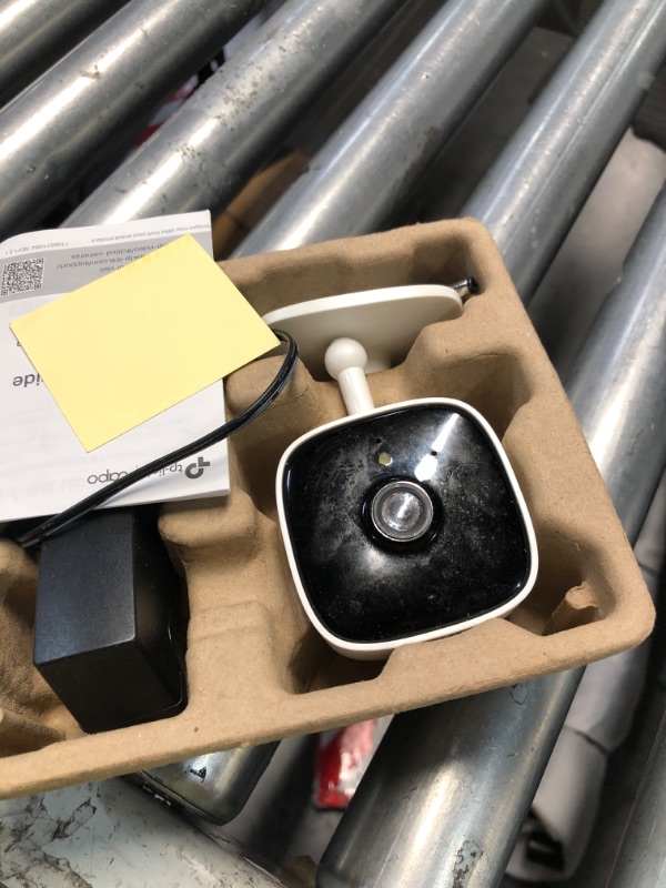 View 2 of ***CAMERA ON FRONT OF BOX IS BLACK THE ONE IN BOX IS WHITE** Tapo 2K+ Indoor/Outdoor Wired Security Camera - Person/Pet/Vehicle Detection, Baby Monitoring, Color Night Vision, IP66 Weather Resistant, Subscription-Free Local Storage or Optional Cloud, C121
