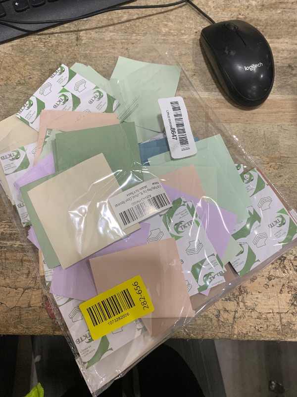 Photo 1 of (18 Pads) Pop Up Sticky Notes 3x3 Refills, Vintage Color, Strong Adhesive Memo Pad Bulk, Suitable for Home, Office, School, Clean Removal