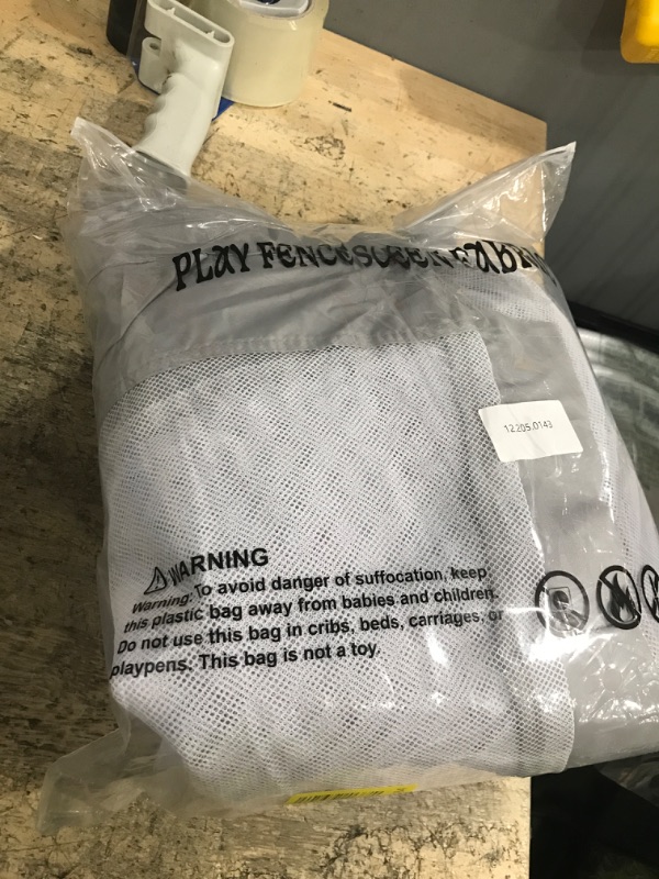 Photo 1 of **MISSING ALL RODS**Hiaksedt Baby Playpen 50x50 Inch, Play Pens for Babies and Toddlers Baby Fence Play Yards for Indoor & Outdoor with Breathable Mesh Anti-Fall Playpen