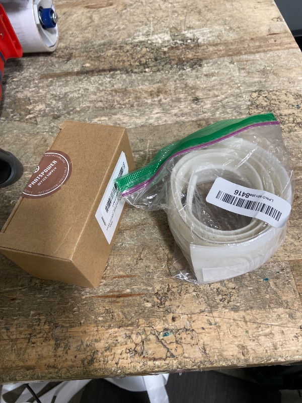Photo 1 of 1 pc Strong Silicone Door Draft Stopper Under Door Draft Blocker, Insulator Door Sweep Weather Stripping, Noise Stopper, 38" Length, Strong Adhesive.    PARTSPOWER Acrylic Business Card Holder for Desk, Horizontal Clear Business Name Card Display Stand, D