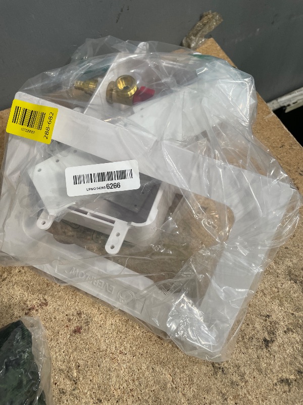 Photo 1 of (1 Pack) Lidertik Washing Machine Outlet Box Sweat with Center Drain, Inlet 1/2 inch Thread or Sweat x Outlet 3/4 inch Male Thread LI-510-11