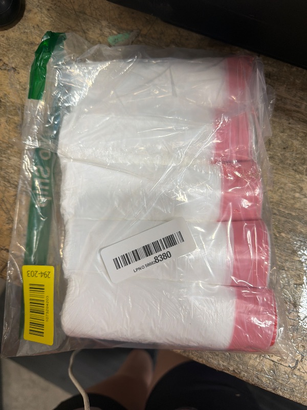 Photo 1 of 1.2 Gallon Trash Bags Drawstring for Bathroom - Magesh 125 Count Mini Small Garbage Bag Unscented Strong Thick Plastic Trash Can Liners for Toilet Home Office and Bedroom