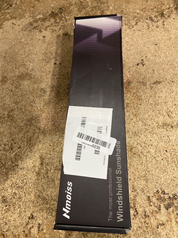 Photo 1 of [Upgraded] Nmoiss Windshield Sun Shade Umbrella - [Vinyl Coating Heat Shield] Protect Car from Sun Rays & Heat Damage Keep Cool and Protect Interior, Spring Structure Edge Medium 56" L x 31" W