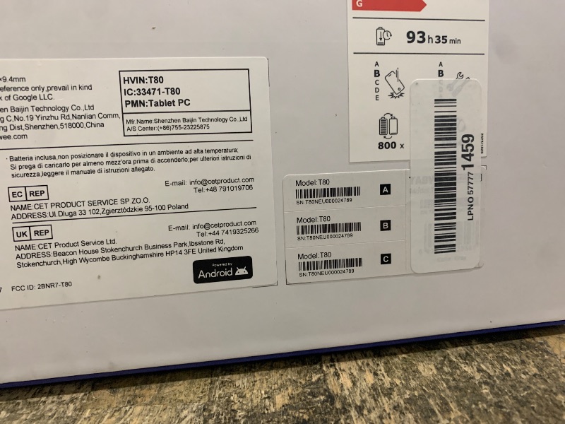 Photo 1 of 10-Inch Android 16 Tablet, Android 16 Tablet with Gemini AI,12GB RAM + 128GB Storage (Expandable to 2TB), 120Hz HD Display, 6000mAh Battery with Fast Charging, 5G WiFi, GPS, 2-Year Warranty