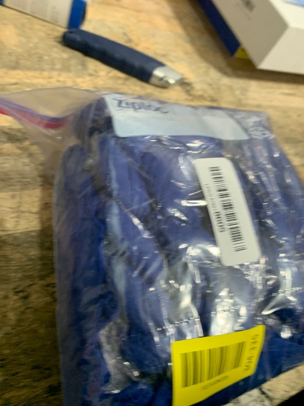 Photo 1 of 10 Pack Royal Blue Cheesecloth Table Runner 17x108 Inch Boho Gauze Cheese Cloth Table Runners for Wedding Party Baby Shower Birthday Home Decor