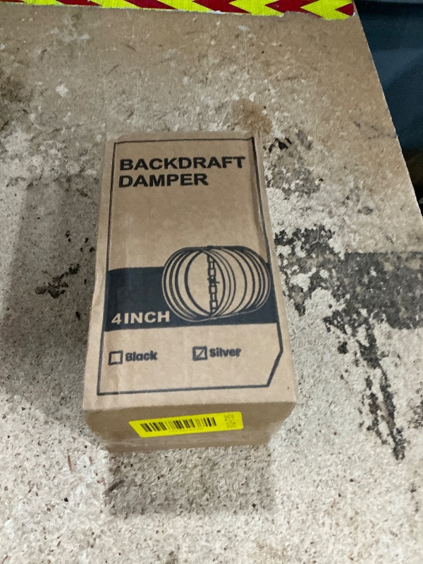 Photo 1 of [Upgraded] Hon&Guan Duct Damper 4 inch, Backdraft Damper One-Way Airflow Backflow Preventer for 4 Inch Duct Dryer Vent Hose-2pcs