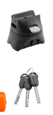 Photo 1 of ***MISSING U LOCK **** Kryptonite Evolution  Anti-Theft Security,  Mounting Bracket and Keys, High Security for Bicycles Scooters,Black