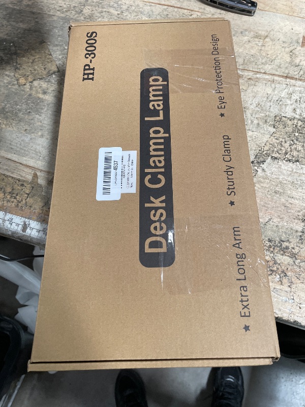 Photo 1 of ?LED Desk Lamp Dimmable with Clamp, Eye-Caring Clip on Lights for Home Office, 3 Adjustable Color Temperature,Extra Tall Metal Swing Arm, High Intensity Clamp w/A19 E26 Bulb for Working Reading