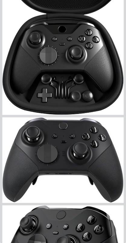 Photo 1 of KanKanGou Elite Series 2 Controller Compatible with Xbox Elite Series 2 Controller-Black,Gaming Controller Compatible for Xbox Series X/S,Xbox One,With Accessory Bag [video game]