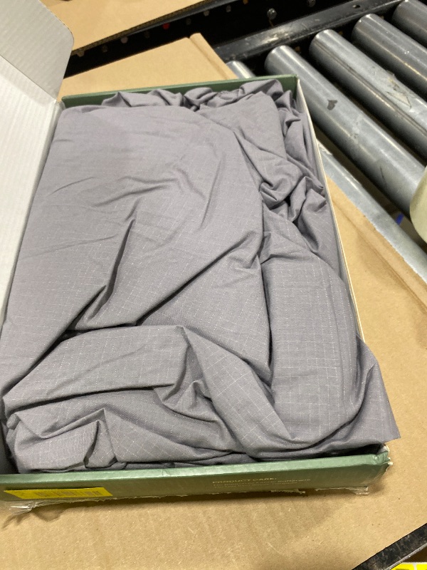 Photo 1 of Emberix Grounding Sheets Queen Size, 12% Pure Silver Fiber Earthing Bed Sheet, 88% Cotton Soft & Breathable, Grounded Sheets Deep Pocket 15" with Eye Masks & Ear Plugs for Rest & Wellness (Gray)