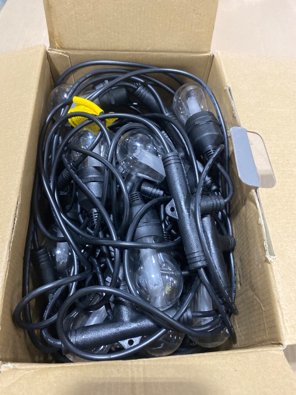 Photo 1 of XMCOSY+ Smart Outdoor String Lights, 98Ft Patio Lights Waterproof, App Control, Compatible with Alexa, RGBCWIC Color Changing LED String Light for Outside