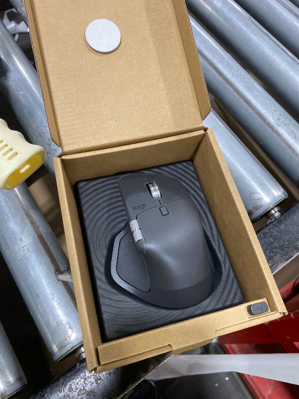 Photo 1 of Logitech MX Master 4, Ergonomic Wireless Mouse with Advanced Performance Haptic Feedback, Ultra-Fast Scrolling, USB-C Charging, Bluetooth, Windows, MacOS - Graphite