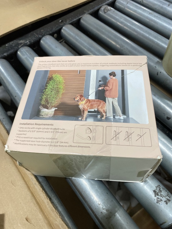 Photo 1 of Aqara Smart Lock U100, Fingerprint Keyless Entry Door Lock with Apple Home Key, Touchscreen Keypad, Bluetooth Electronic Deadbolt, IP65 Weatherproof, Supports Apple HomeKit, Alexa, Google, IFTTT, Gray