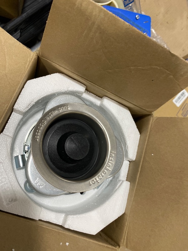 Photo 1 of InSinkErator Badger 5XP Garbage Disposal, Standard Series 3/4 HP Continuous Feed Food Waste Disposer, Black / Stainless