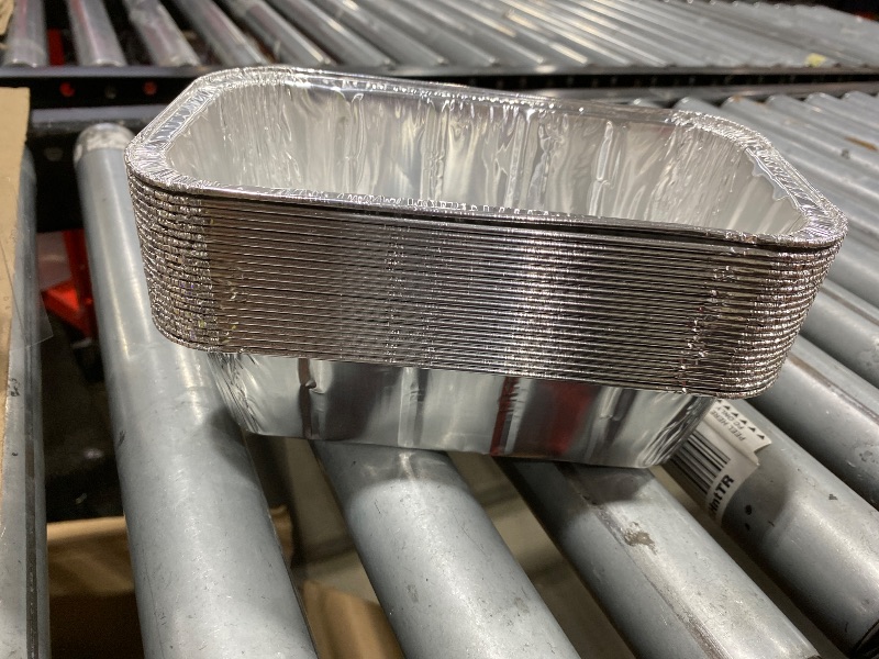 Photo 1 of  Deep Steam Aluminum Table Pans - Disposable to go Foil Pans for Chafing, Baking, Storing and Catering Containers