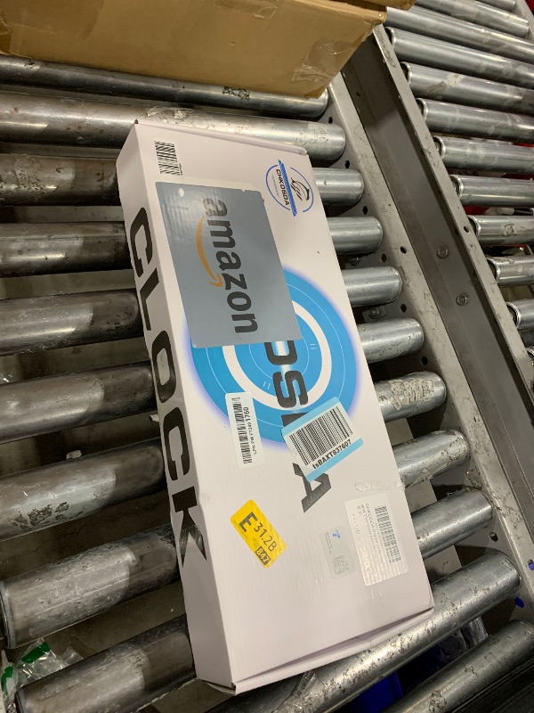 Photo 1 of CHKOSDA LED Large Digital Wall Clock, Oversize Wall Clock with 6” Numbers, Remote Control Count up/Countdown Timer Clock, Auto Dimmer, Big Calendar and Thermometer(Red)