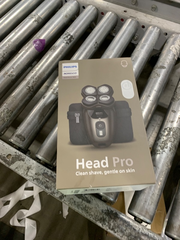 Photo 1 of Philips Norelco Head Shaver Pro 9000 Series - Electric Shaver for Men and Women, 360° Flexing Head & ComfortCut Blades for Clean Shave, Gentle on Skin, Model HS9980/40