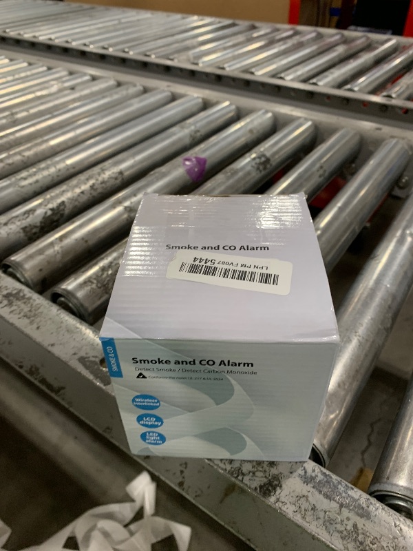 Photo 1 of 10-Year Battery Wireless Interconnected Smoke and Carbon Monoxide Detector, Smart Interlink Smoke CO Alarm with Digital Display, Fire and CO Combo Alarm for Home (3 Pack)