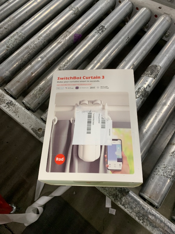 Photo 1 of SwitchBot 2025 Automatic Curtain Opener 3 Rod-Bluetooth Remote Control, WiFi&Smartphone Control, Upgraded High-Performance, Add Hub to Work with Alexa, Google Home, HomeKit