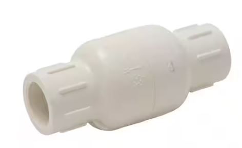 Photo 1 of 1/2 in. Solvent x Solvent PVC Check Valve
