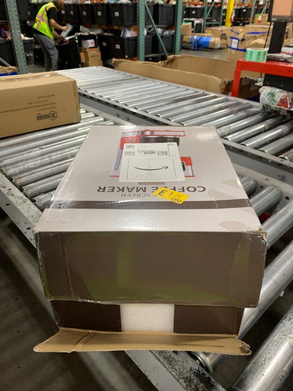 Photo 1 of SHARDOR 10-Cup Programmable Coffee Maker, Regular & Strong Brew Drip Coffee Machine for Home and Office, Auto Shut Off, Permanent Filter (red)