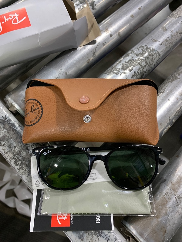 Photo 1 of Ray-Ban RB2197 Elliot Sunglasses, Black/Green, 54 mm