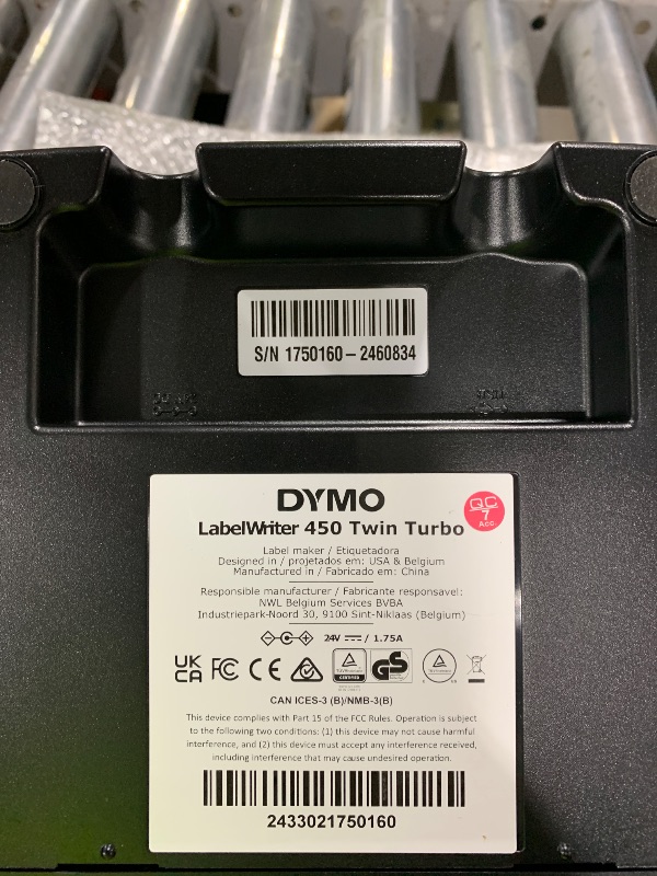 Photo 1 of DYMO Label Printer | Label Writer 450 Twin Turbo Direct Thermal Printer Fast Printing Great for Labeling Filing Shipping Mailing Barcodes and More Home & Office Organization