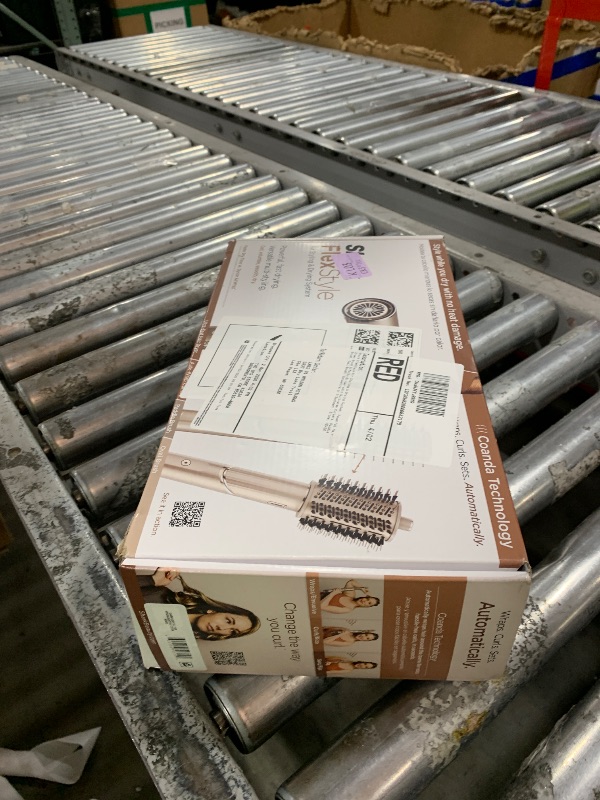 Photo 1 of Shark FlexStyle Air Styling & Drying System, Powerful Hair Dryer Brush & Multi-Styler with Auto-Wrap Curlers, Paddle Brush, Oval Brush, Concentrator Attachment, Stone, HD430