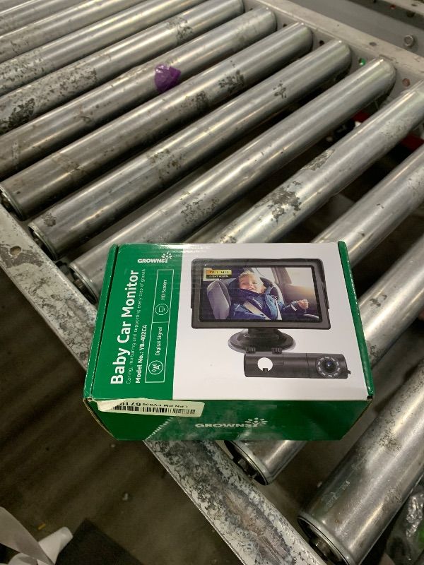 Photo 1 of Baby Car Camera, HD Display Baby Car Mirror with Night Vision Feature, 4.3 inch Baby Car Camera with Monitor Wide Clear View, Backseat Camera Rear Facing to Observe Baby’s Every Move