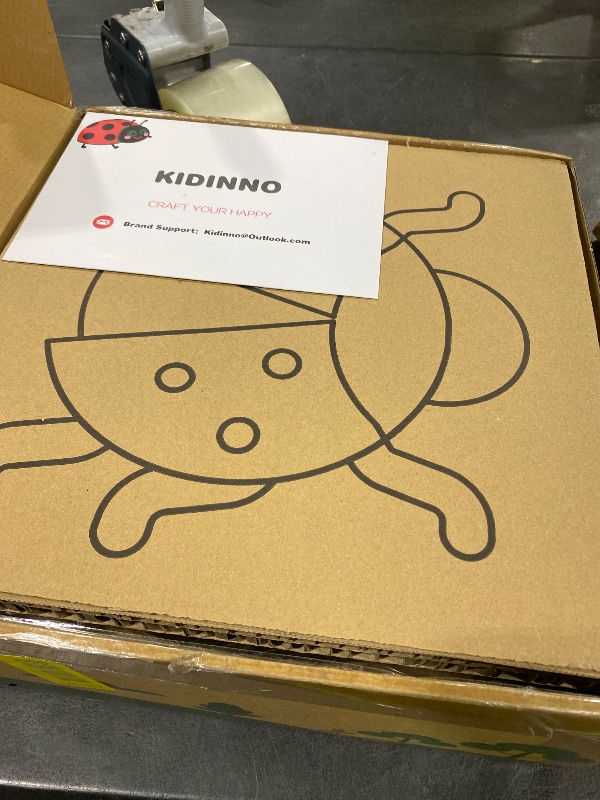 Photo 1 of KIDINNO Safe Power Cardboard Cutter for Kids, STEM + STEAM Educational Toy for Boys and Girls Ages 5+, Upcycled Tool for DIY Cardboard Projects, Engineering & Creativity