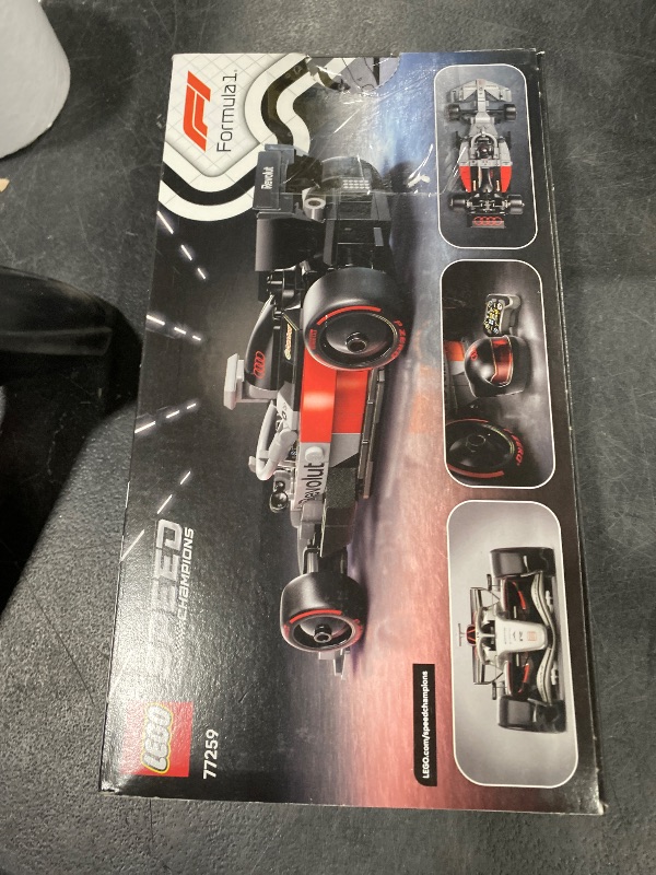 Photo 1 of **********MISSING PARTS*******
LEGO Speed Champions Audi Revolut F1 Team R26 Race Car Toy - Building Sets for Boys & Girls, Ages 10+ - F1 Car Kit for Display or Play - Gift for Birthdays - 77259