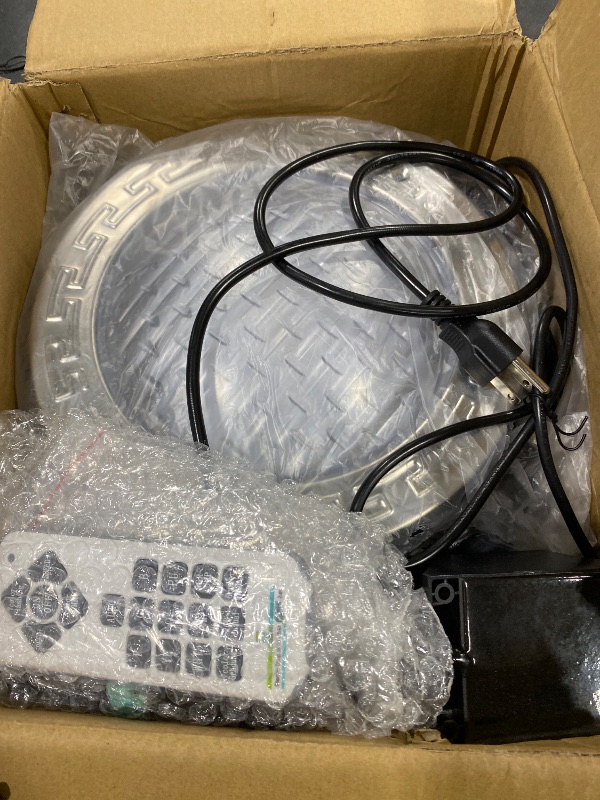 Photo 1 of 10" LED Pool Light, 12V AC Underwater Pool Spa Lights for Inground Pools, 300W Equivalent, Static Colors & Dynamic Effects, 50Ft Cord, Remote, Transformer, Fits Pentair, Hayward, Jady Niches