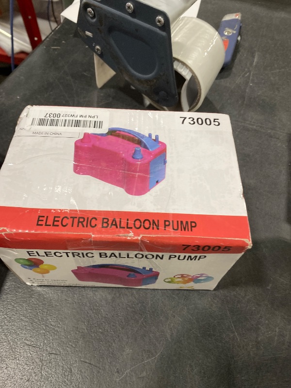 Photo 1 of IDAODAN Electric Balloon Pump, Portable Electric Balloon Blower Machine Inflator Air Pump Dual Nozzle 110V 600W for Party Decorations