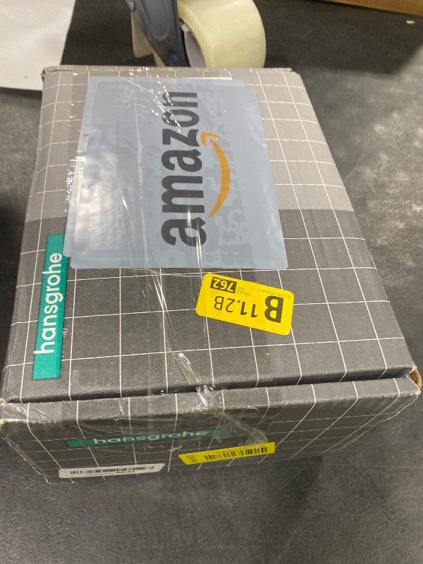 Photo 1 of hansgrohe Ecostat Modern Pressure Balance Shower Valve Trim with Diverter in Chrome, 04447000