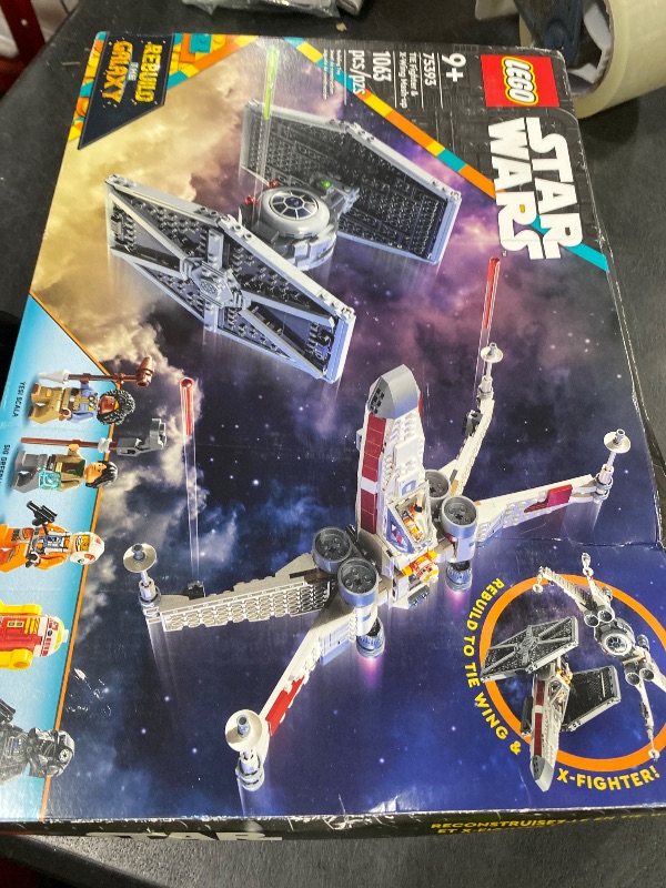 Photo 1 of LEGO Star Wars TIE Fighter & X-Wing Mash-Up Building Set - Star Wars Toys for Boys & Girls, Ages 9+ - Imaginative, Creative Play - Use for Display or Pretend Play - Gift for Fan's Birthday - 75393